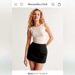 Abercrombie The A&F Scarlett Mini Skort